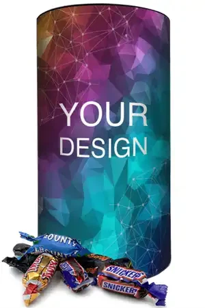 Chokolade med logo - Paprør