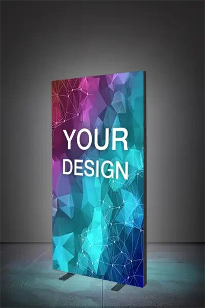 Display LED Lightbox Connect Black 100x200 cm