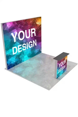 Messestand LED Lightbox Build