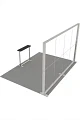 Messestand 4x3 m. LED Lightbox Build