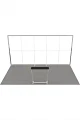 Messestand 5x3 m. LED Lightbox Build