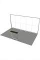 Messestand 5x3 m. LED Lightbox Build