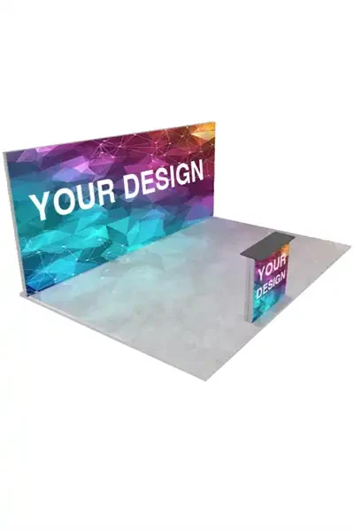 Messestand 6x3 m. LED Lightbox Build A