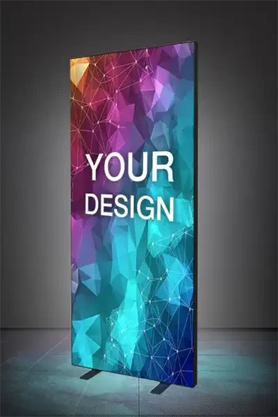 Display LED Lightbox Connect Black 100x230 cm