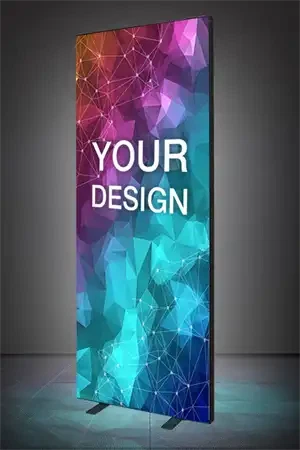 Display LED Lightbox Connect Black 100x250 cm