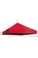 Tag til pavillon standard farver - 3 x 3 m