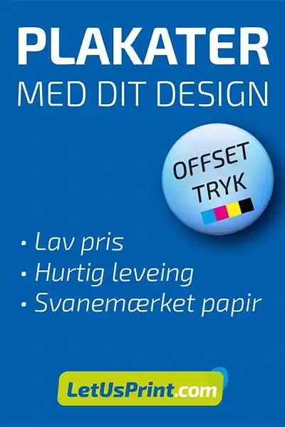 Plakater i offset tryk - til de måske bedste priser 