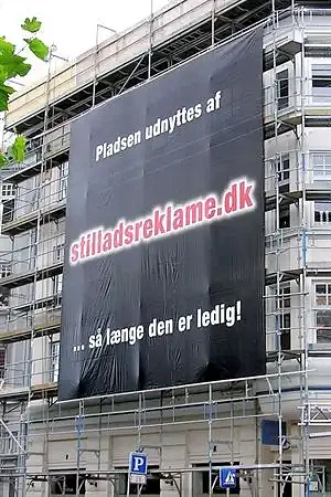 Stilladsbanner - Banner til stillads i valgfri størrelse - alle størrelser