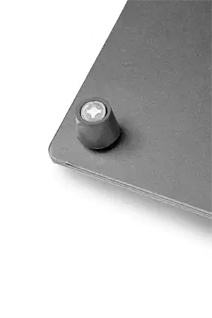 Gummifødder til pladefod