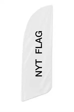 Beachflag standardform (kun flag)