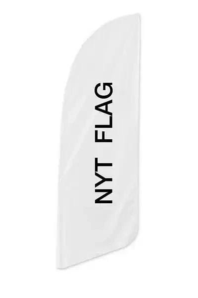 Beachflag standardform (kun flag)