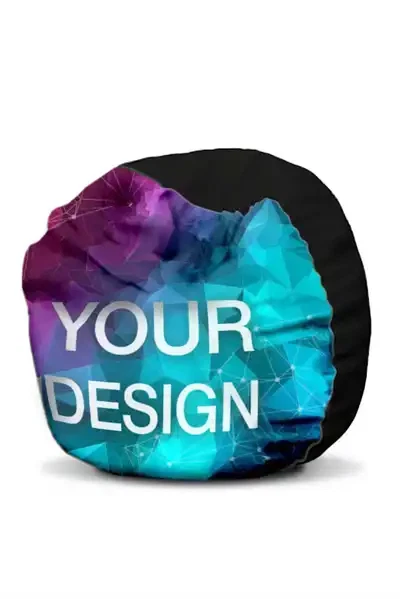 Beanbag med tryk - Rund