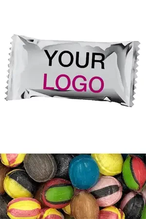 Bolsjer med logo - Flow