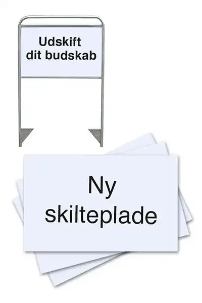 Ekstra skilteplade