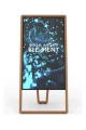 Digital A-Board Element med 43" Samsung-skærm – Egetræ