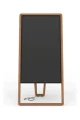 Digital A-Board Element med 43" Samsung-skærm – Egetræ