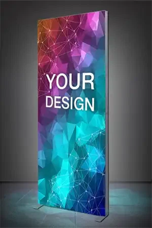 Display LED Lightbox Build - 100x250 cm