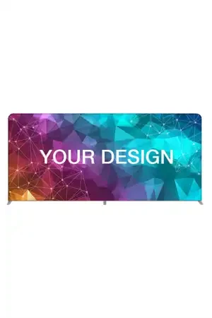 Messevæg - Display Zipper Straight