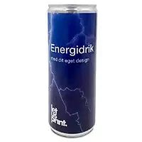 Energidrik med logo