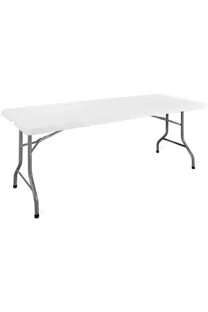 Klapbord - 180 x 75 cm Hvid