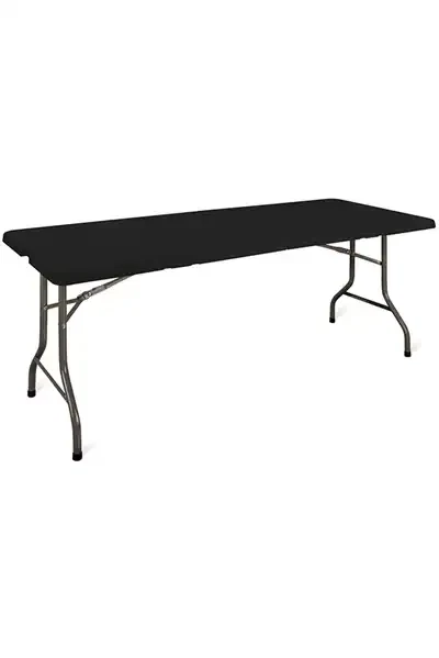 Klapbord - 180 x 75 cm Sort