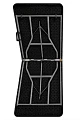 Klapbord - 180 x 75 cm Sort
