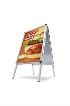 Gadeskilt 50x70 med klapramme