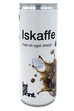 Iskaffe med logo