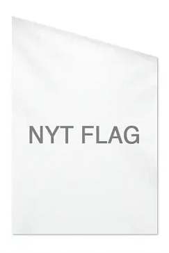 Kioskflag med tryk - Kun flag (uden stang og beslag)