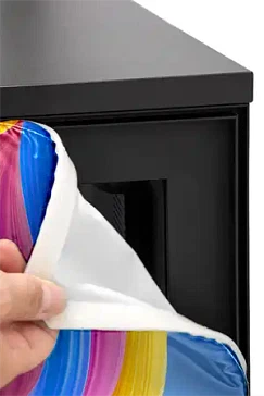 Nytt tryck till disk med Samsung skärm