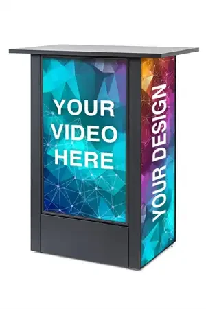 Disk med 32" Samsung skærm