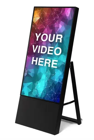 Smart Line A-Board – 43″ Samsung Skærm – Sort