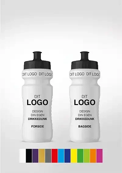 Drikkedunk med logo 600 ml