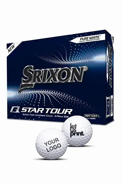 Golfbold med logo - Srixon Q-Star Tour