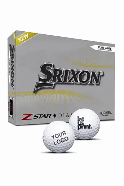 Golfbold med logo - Srixon Z-Star Diamond