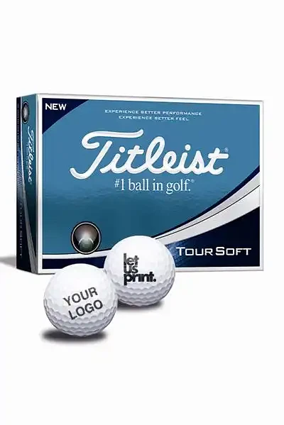 Golfbold med logo - Titleist Tour Soft