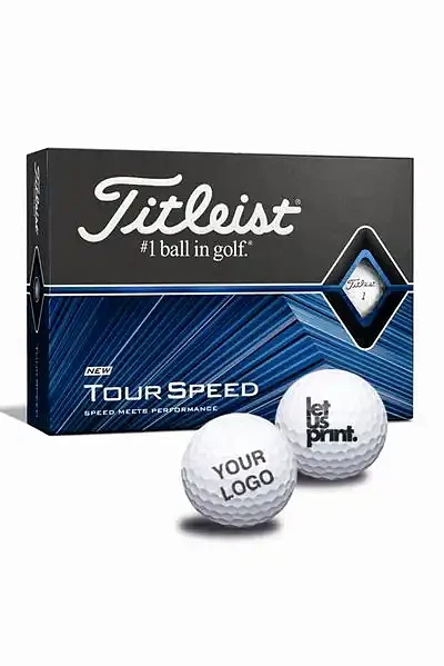 Golfbold med logo - Titleist Tour Speed