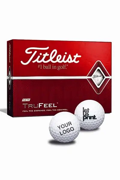 Golfbold med logo - Titleist TruFeel