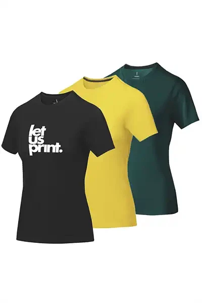 T-shirt med logo Dame - premium